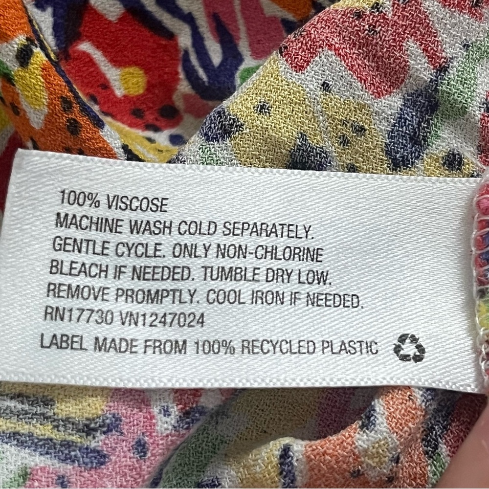 RIXO x Target Collab Multicolor Abstract Floral Midi Dress - Picture 14 of 14